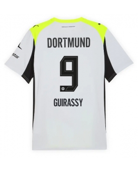 Billige Fotballdrakt Borussia Dortmund Serhou Guirassy #9 Replika Bortedrakt 2025-26 Kortermet Billige Fotballdrakt Borussia Dortmund Serhou Guirassy #9 Replika Bortedrakt 2025-26 Kortermet